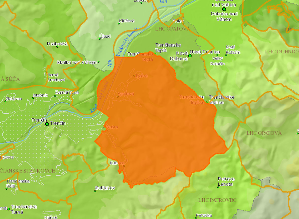 Mapa revíru